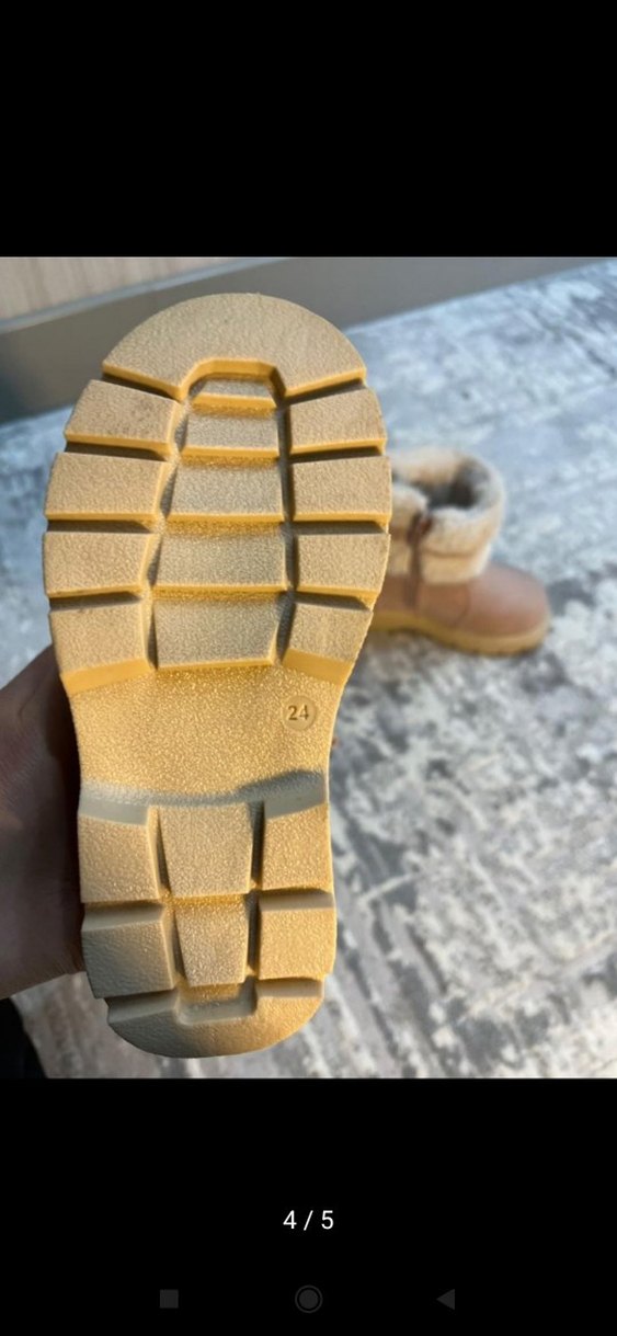 LC Waikiki kız çocuk Peluş Detayl pudraı Bot - Görsel 4