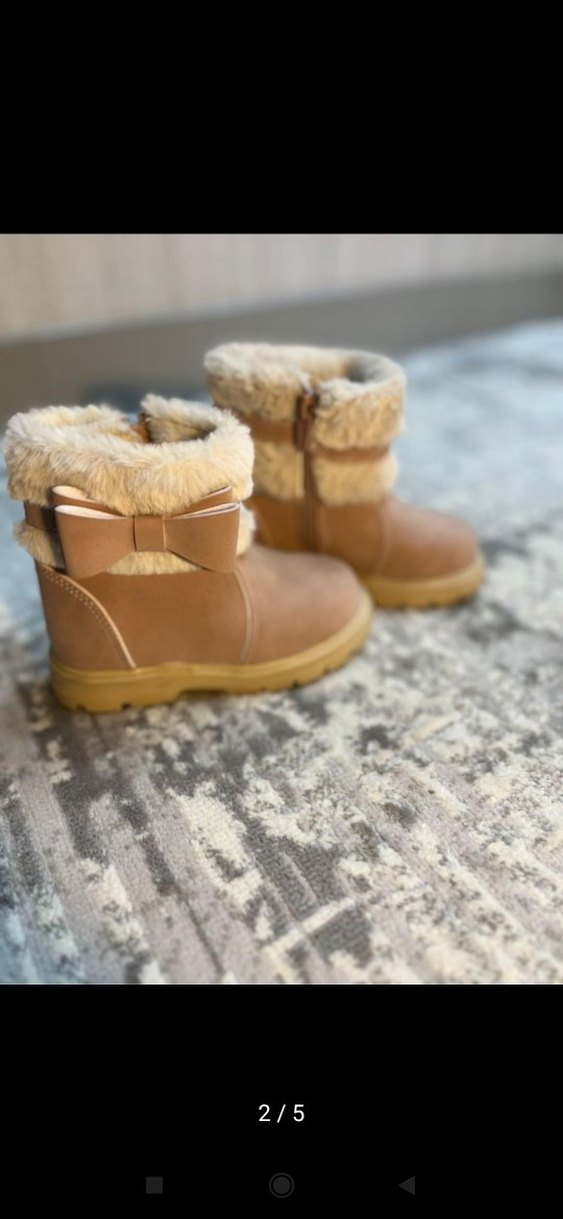 LC Waikiki kız çocuk Peluş Detayl pudraı Bot - Görsel 2