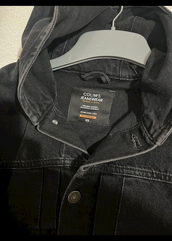 Siyah erkek Denim Ceket - Görsel 5