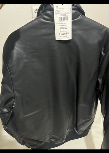 Siyah  erkek Deri Ceket - Görsel 3