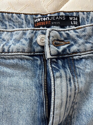 34 Beden mavi Renk Koton jeans