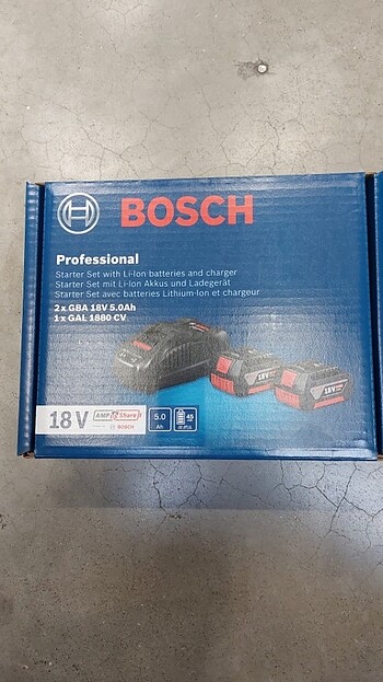 BOSCH PROFESYONEL 18VOLT 5 AH AKÜ SETİ