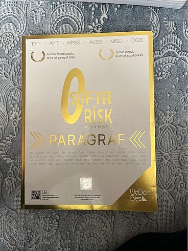 Sıfır risk paragraf