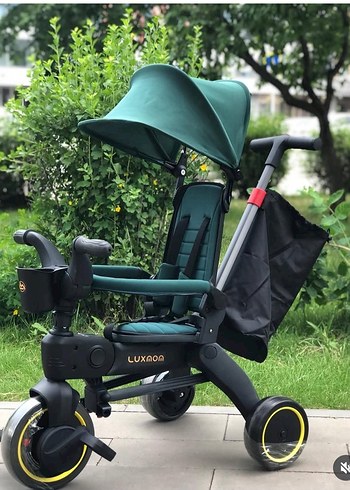 Yeşil Luxmon Üç Tekerlekli Çocuk Bisikleti