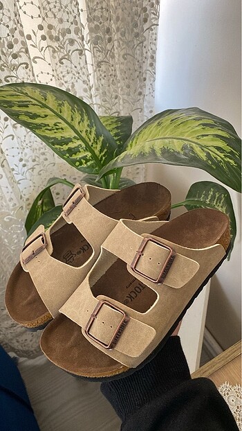 Birkenstock bej terlik