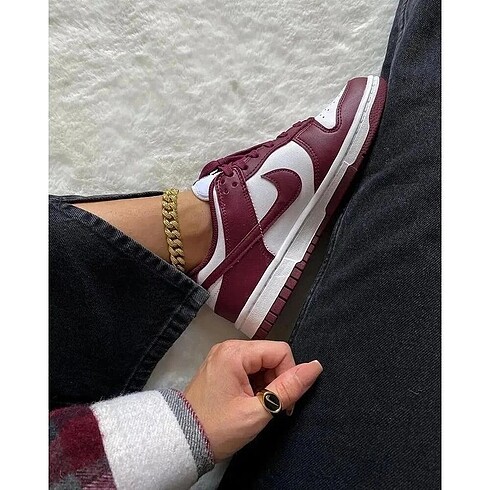 40 Beden bordo Renk Nike Dunk bordo