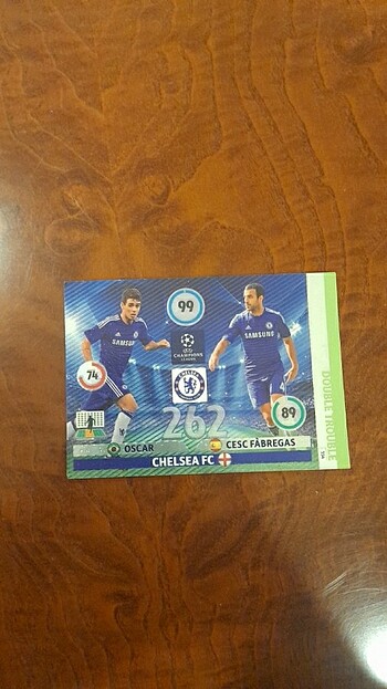 Panini 2014-15 şampiyonlar ligi double trouble 