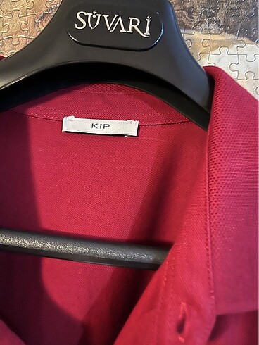 Diğer KİP marka bordo renkli tişört