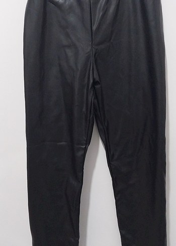 LC Waikiki Deri Siyah pantolon