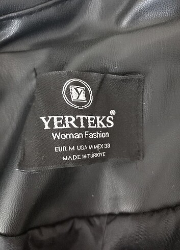 m Beden siyah Renk Deri Ceket 
