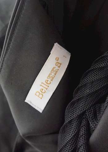 Uzun Siyah Straplez Gotik Abiye Elbise - Görsel 6