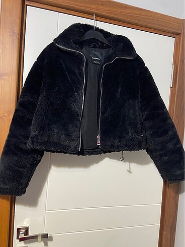 Pull and bear kürklü mont