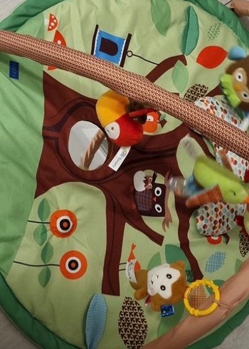 Renkli Bebek Oyun Minderi, Yumuşak Kumaş - Görsel 2