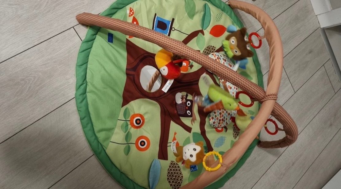 Renkli Bebek Oyun Minderi, Yumuşak Kumaş - Görsel 2