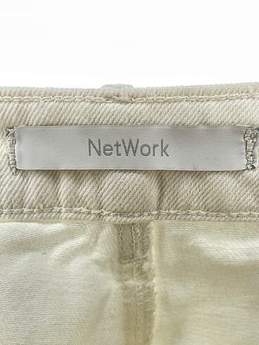 universal Beden beyaz Renk Network Mini Şort %70 İndirimli.