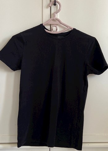 Erkek Siyah Basic Fit Tişört