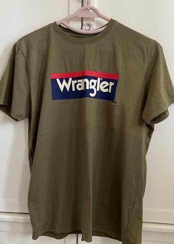 Wrangler Baskılı Yeşil Keten Tişört