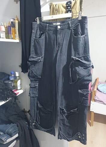 Pull and Bear BAGGY PANTOLON 