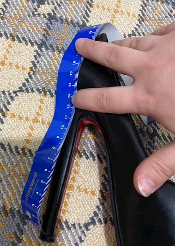 Siyah Platform Topuklu Kadın Stiletto - Görsel 5