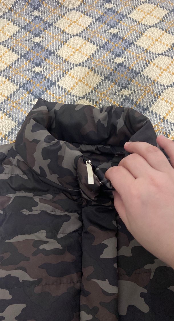 Kamuflaj Desenli Kadın Şişme Yelek - Görsel 2