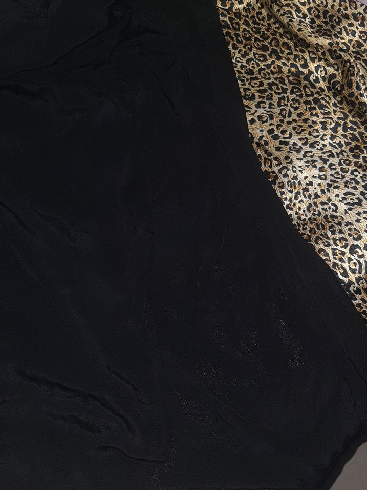 Maxi Boy Drapeli Yırtmaçlı Etek - Görsel 2