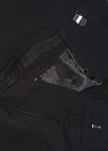 Siyah Kadın Kumaş Pantolon, Regular Fit, Ofis Stili - Görsel 4