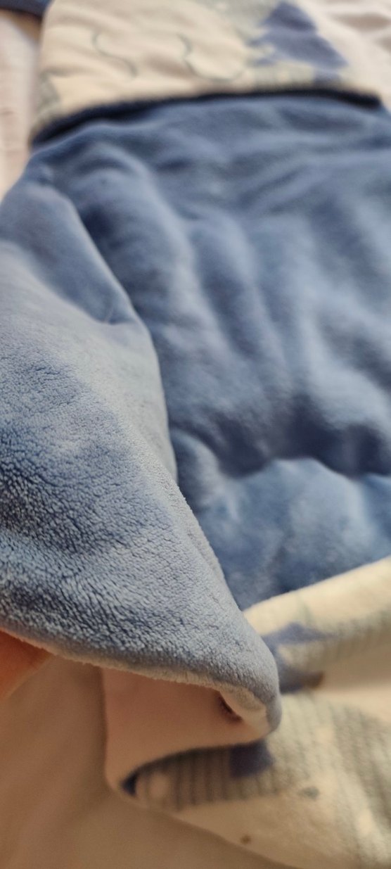 Mavi Gri Kutup Ayısı Desenli Çocuk Uyku Tulumu - Görsel 2