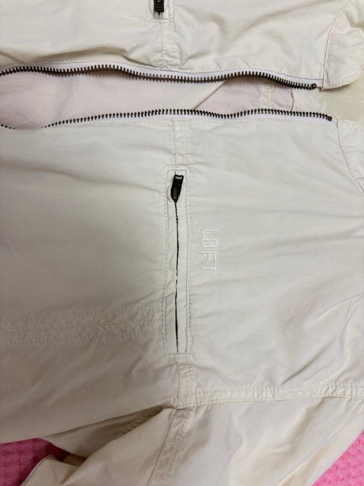 Beyaz Fermuarlı Kadın Ceket - Görsel 2