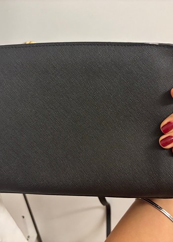 Pierre Cardin Siyah Deri Kadın Çanta - Görsel 5