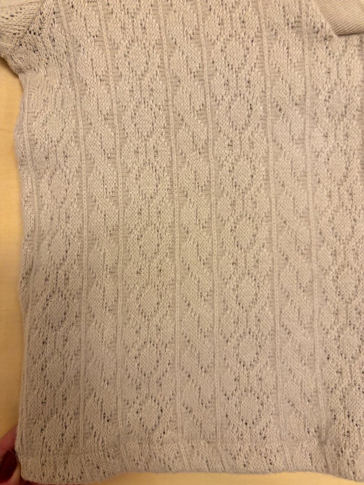 Jimmy key Bej Örgü Kısa Kollu Kadın Triko - Görsel 3
