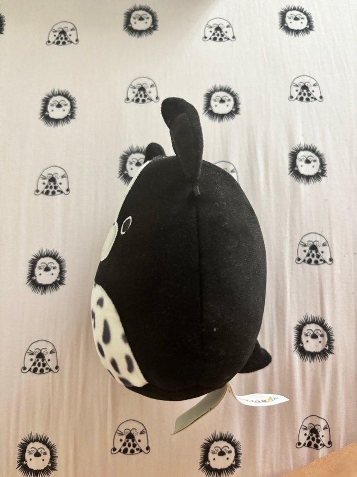 Siyah Noktalı Peluş Köpek Oyuncak - Görsel 2