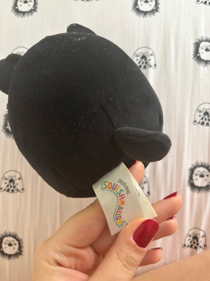 Siyah Noktalı Peluş Köpek Oyuncak - Görsel 4