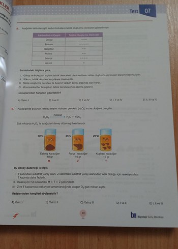  Beden Biyoloji Soru Bankası - Orta Düzey