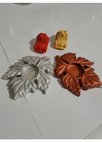 Kokulu taş mumluk obje 