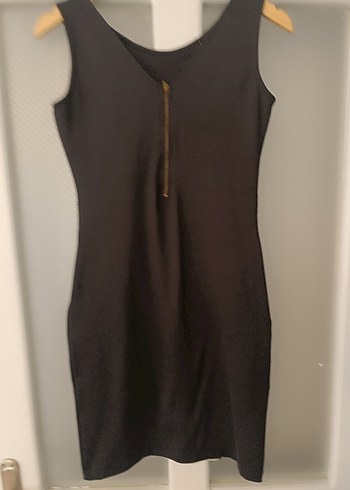 Dantel Detaylı Siyah Midi Elbise - Görsel 4