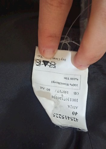 Dik yaka Network Kadın Yün Ceket - Görsel 7