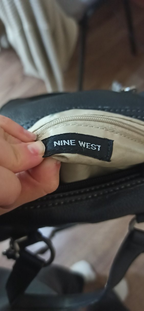 Tokalı Siyah Deri Kadın Çanta - Görsel 3