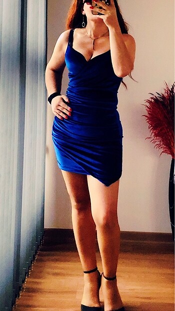 KADİFE ELBİSE - Görsel 3