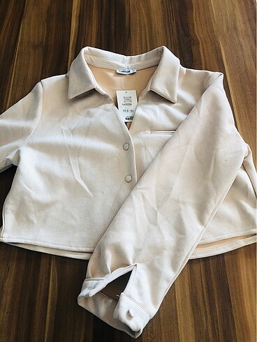 SÜET CROP GÖMLEK - Görsel 8