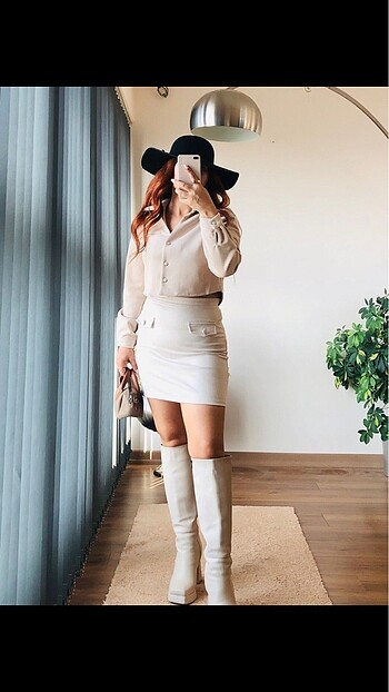 SÜET MİNİ ETEK - Görsel 3