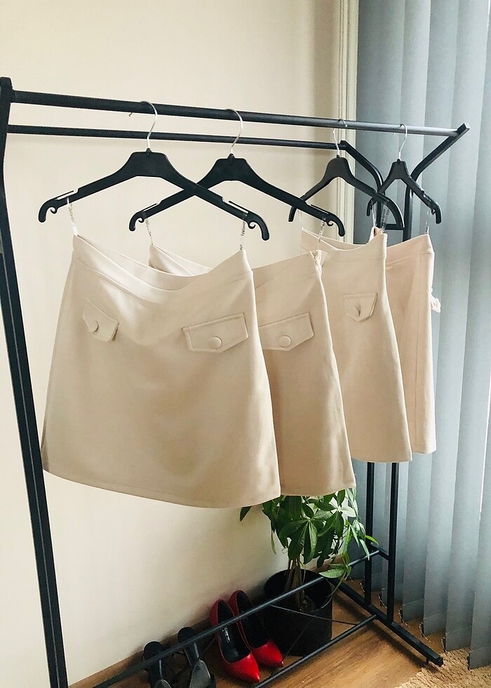 SÜET MİNİ ETEK - Görsel 2