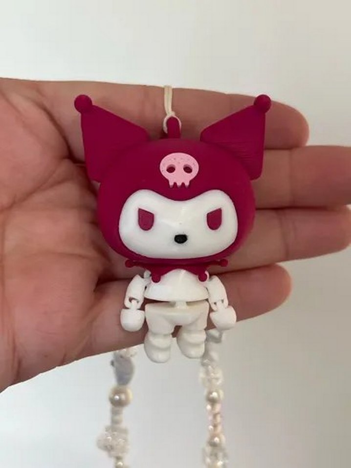 kuromi 3d anahtarlık - Görsel 3