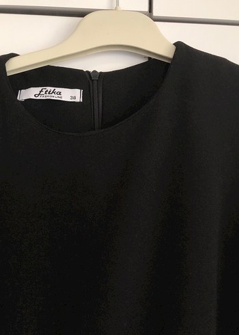 Uzun geniş Kollu,  Siyah Elbise - Görsel 3