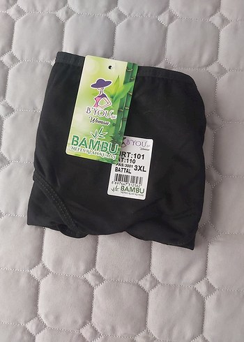 Bambu Kumaş Bordo Kadın Külot 3XL - Görsel 2