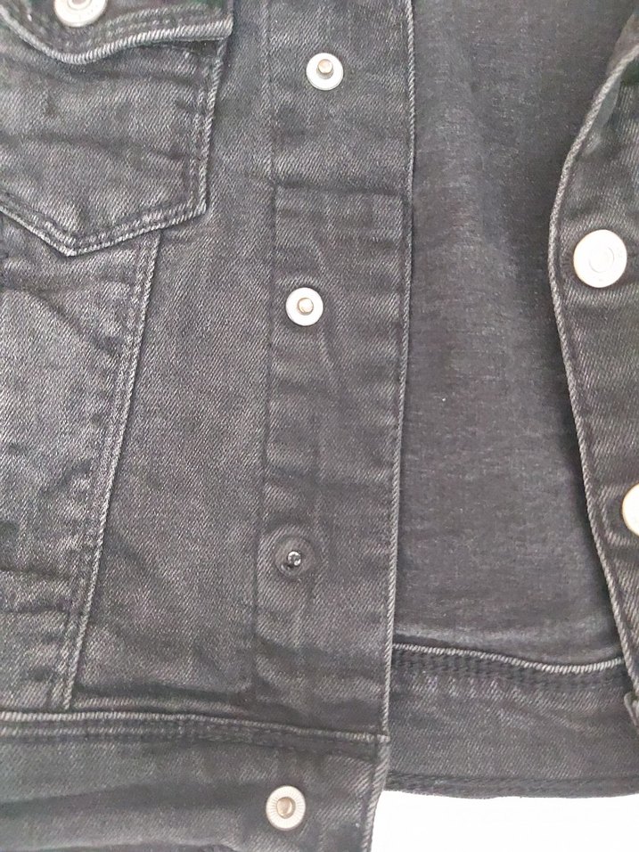 Siyah Düğmeli Erkek Çocuk Ceket - Görsel 4