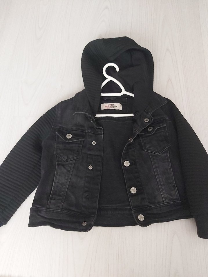 Siyah Düğmeli Erkek Çocuk Ceket - Görsel 2