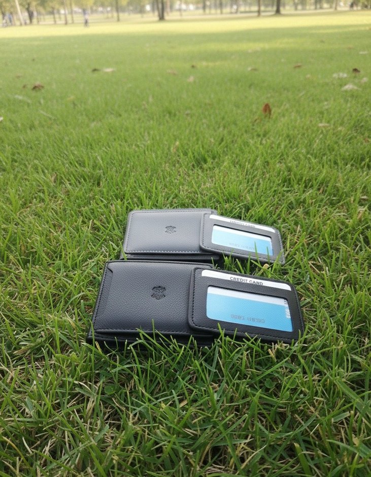 Gri Erkek Cüzdanı ve Kartlık Seti - Görsel 2