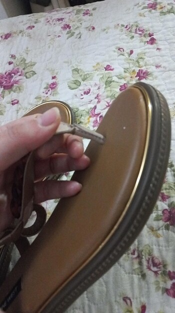 38 Beden ten rengi Renk Nine west sandalet