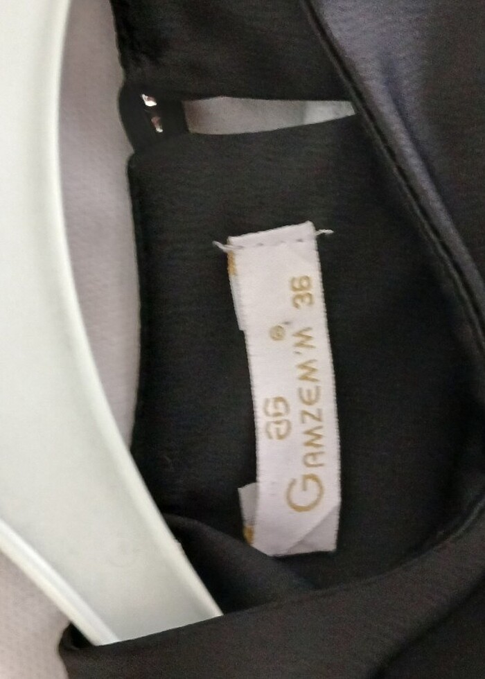 Abiye saten elbise - Görsel 2