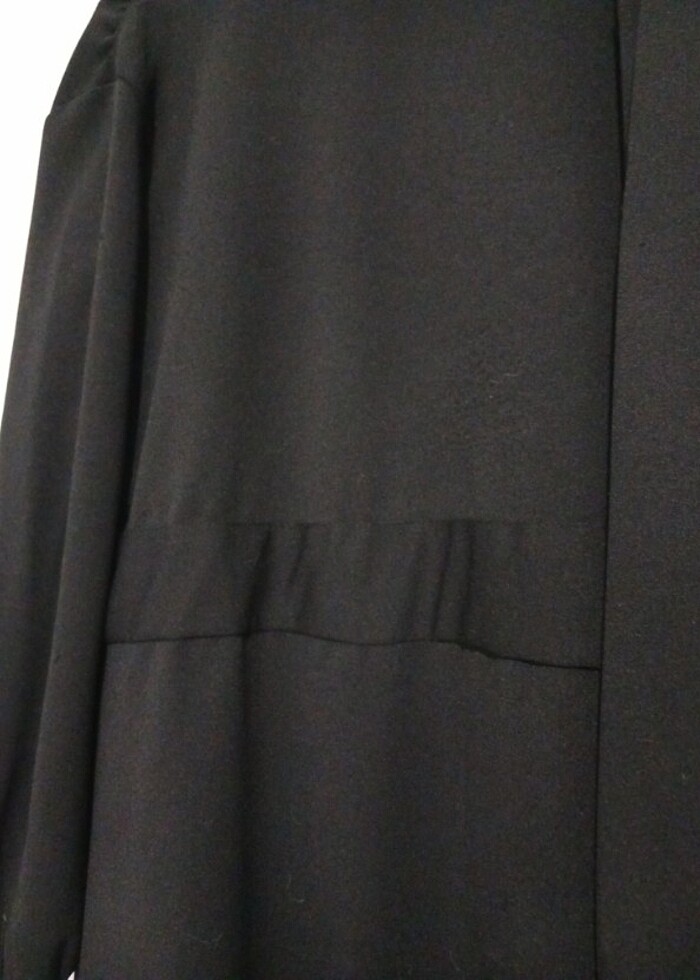 Siyah uzun ince kap tarzi - Görsel 5